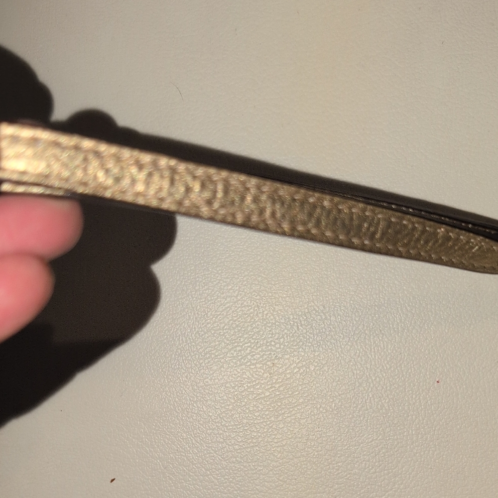 Tory Burch Metallic Gold Wristlet - Picture 11 of 11